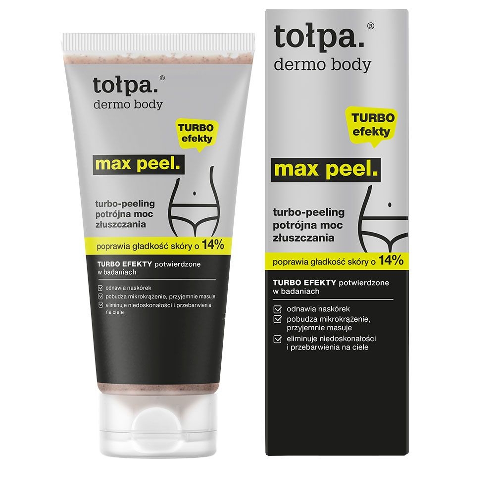 Tołpa. Max peel. Turbo-peeling potrójna moc złuszczania, 200 ml