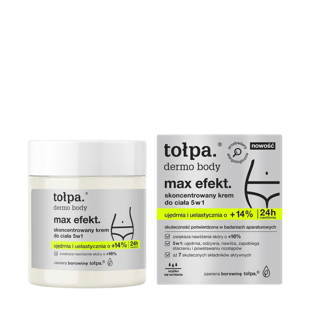 Tołpa. Max efekt. Skoncentrowany krem do ciała 5w1, 250 ml