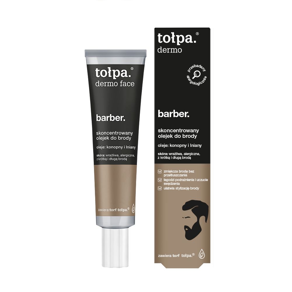 Tołpa. Dermo barber. Skoncentrowany olejek do brody, 40 ml