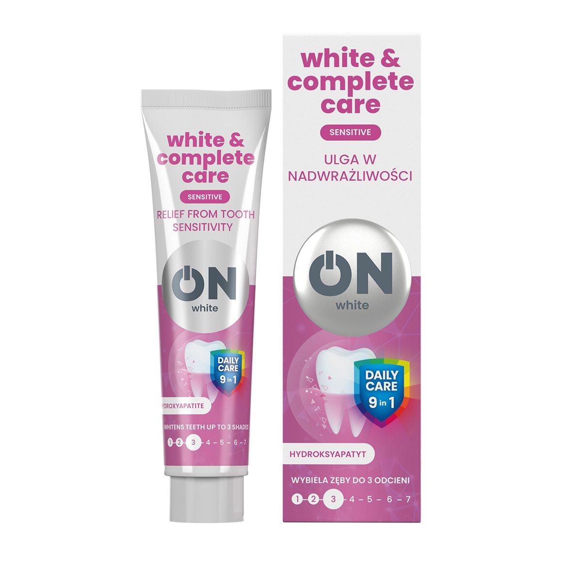 Tołpa. White & complete care pasta do zębów sensitive, 75 ml