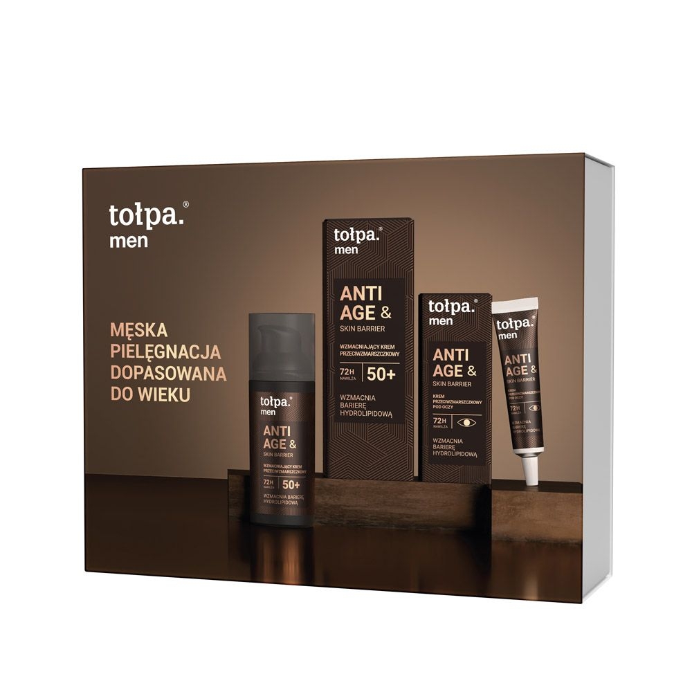 Tołpa. Anti age & skin barrier zestaw tołpa men anti age