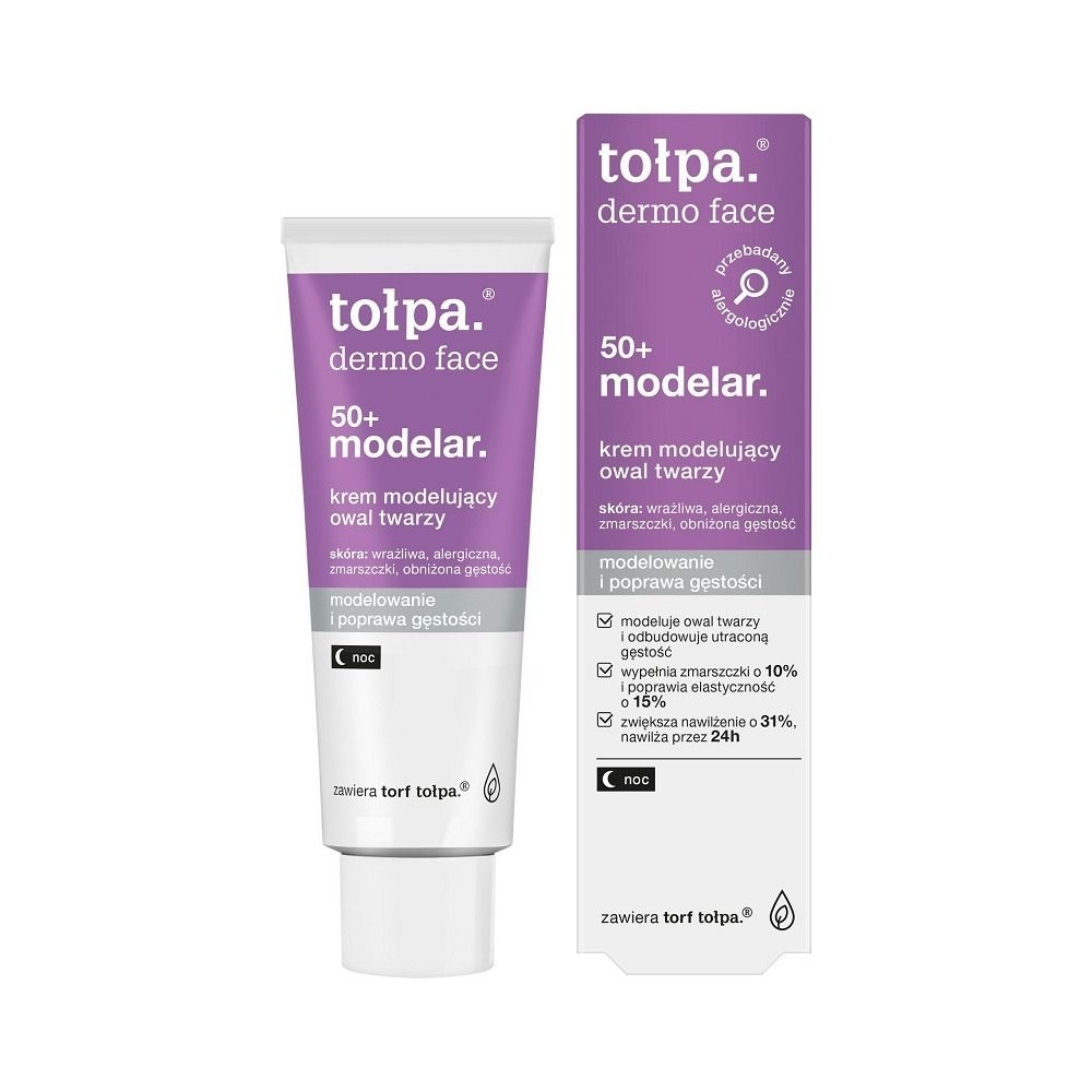Tołpa. 50+ modelar. Krem modelujący owal twarzy, 40 ml