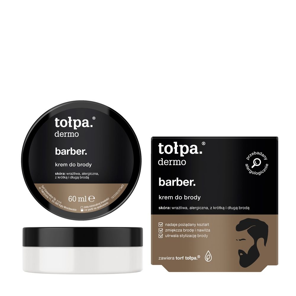 Tołpa. Dermo barber. Krem do brody, 60 ml
