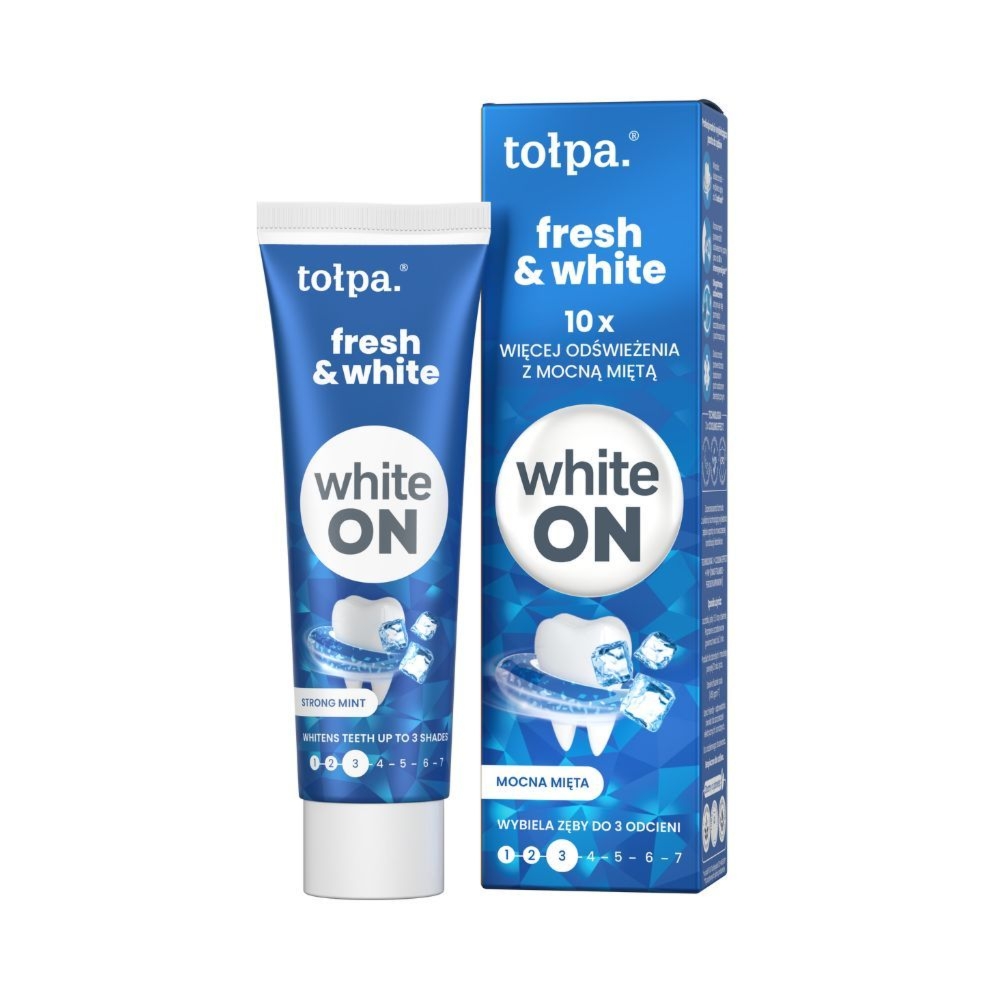 Tołpa. Fresh & white pasta do zębów, 75 ml