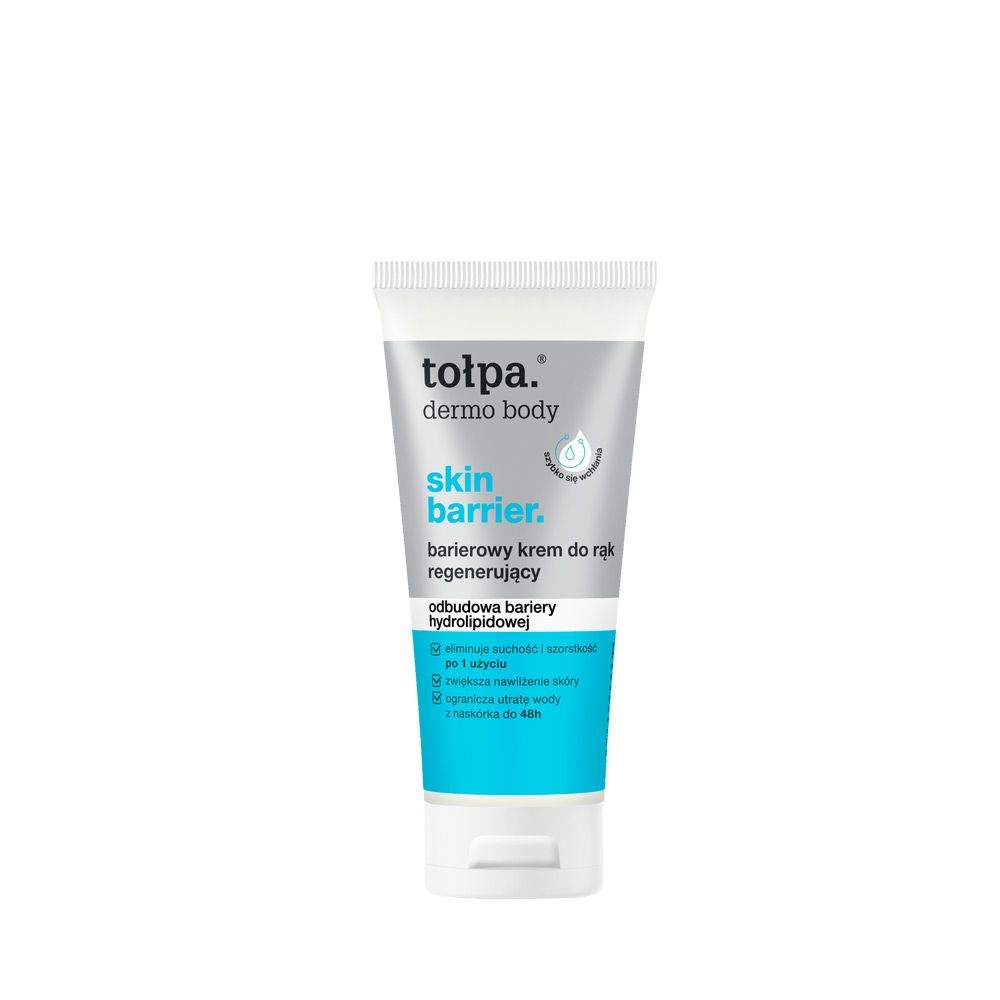 Tołpa. Skin barrier. Barierowy krem do rąk regenerujący, 60 ml