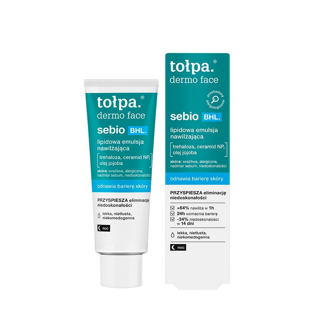 Tołpa. Sebio BHL. Lipidowa emulsja nawilżająca, 40 ml