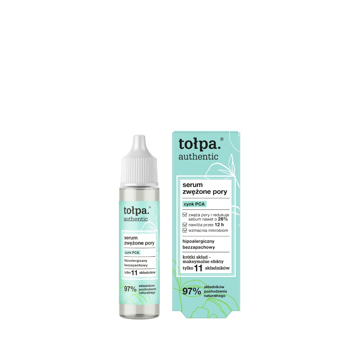 Tołpa. Authentic serum zwężone pory, 20 ml