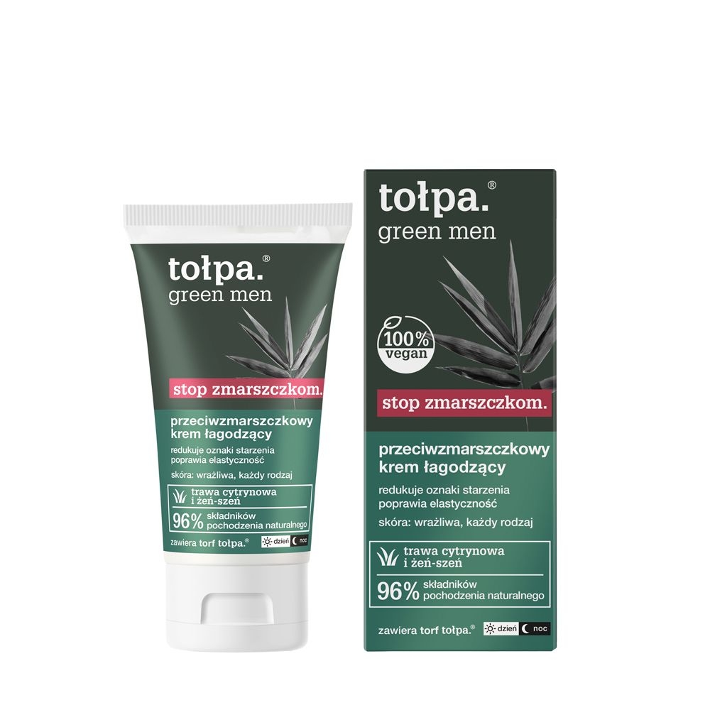 Tołpa. Stop zmarszczkom. Przeciwzmarszczkowy krem łagodzący, 50 ml
