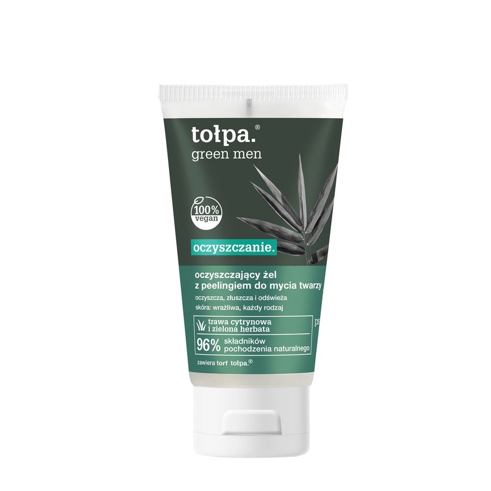 Tołpa. Oczyszczanie. Oczyszczający żel z peelingiem do mycia twarzy, 150 ml