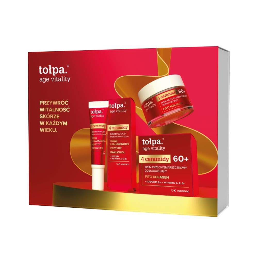 Tołpa. 4 ceramidy zestaw tołpa. Age vitality, 4 ceramidy 60+