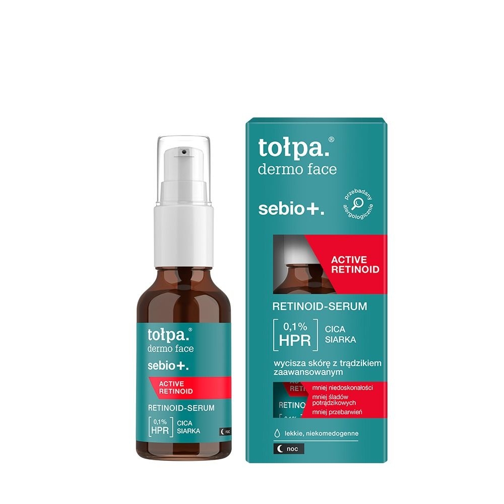 Tołpa. Sebio+. Retinoid-serum active retinoid, na noc, 30 ml​