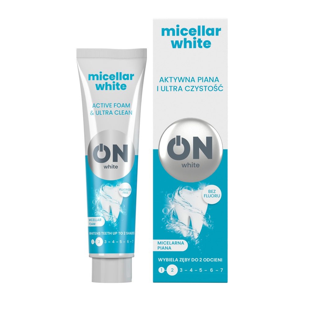 Tołpa. Micellar white pasta do zębów, 75 ml
