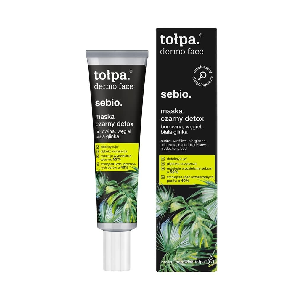 Tołpa. Sebio. Maska czarny detox, 40 ml