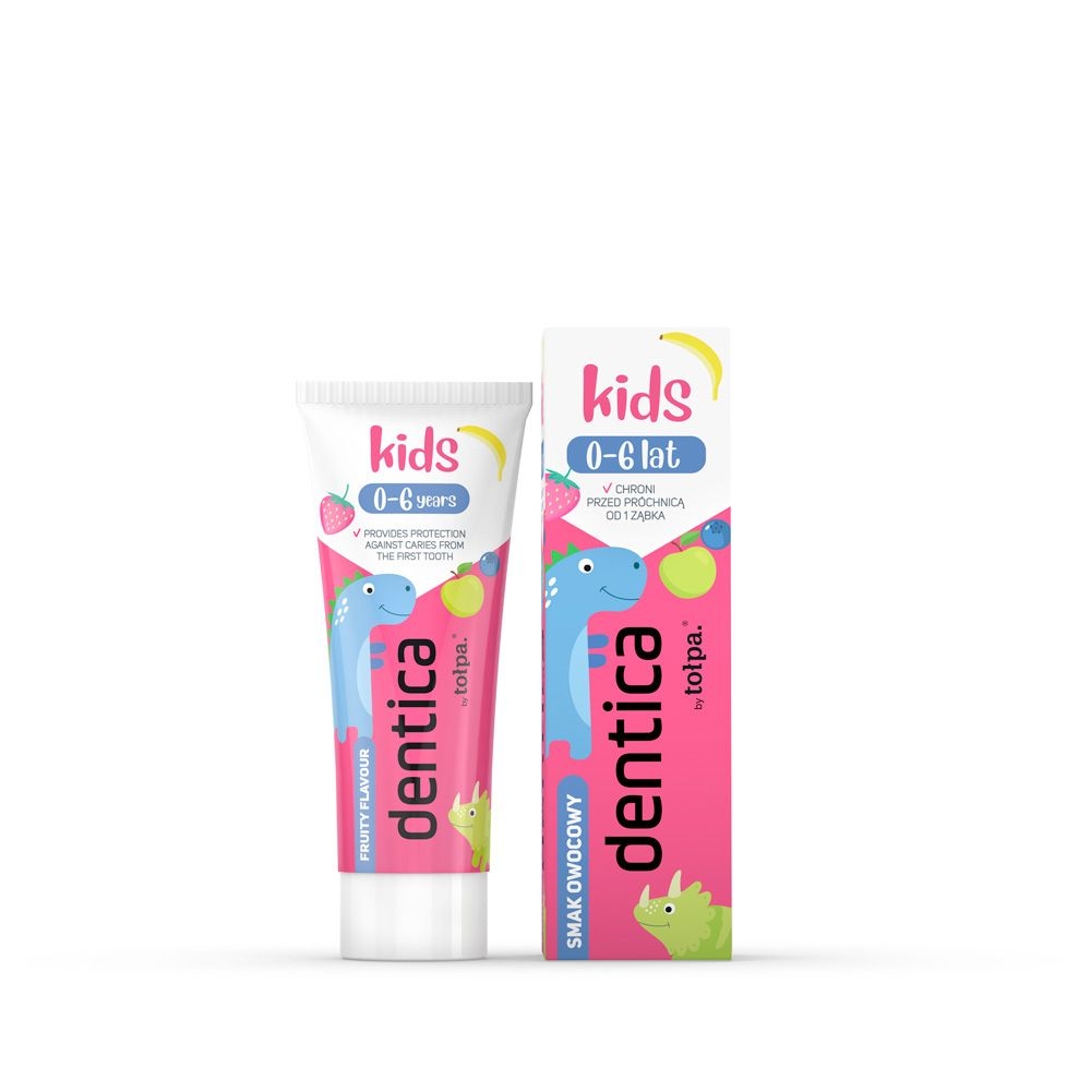 Tołpa. Kids pasta do zębów KIDS 0-6 owocowa, 50 ml