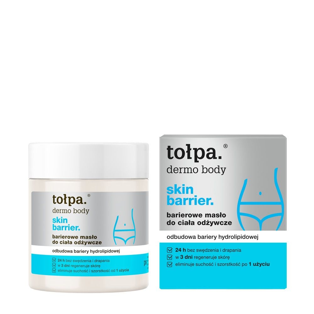 Tołpa. Skin barrier. Barierowe masło do ciała odżywcze, 250 ml