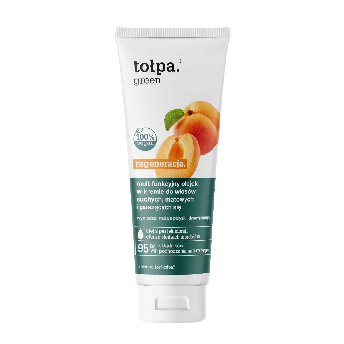 Tołpa. Regeneracja. Multifunkcyjny olejek w kremie do włosów suchych, matowych i puszących się, 125 ml