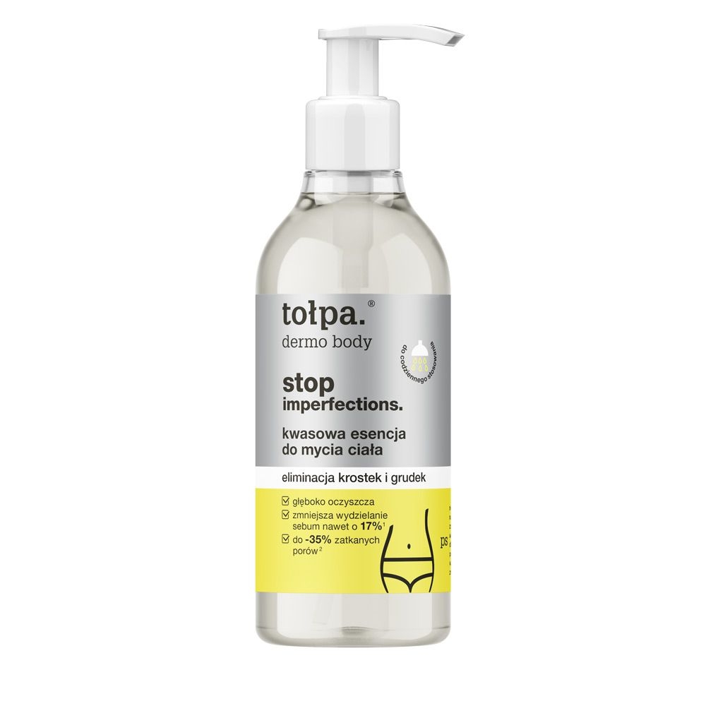 Tołpa. Stop imperfections. Kwasowa esencja do mycia ciała, 300 ml