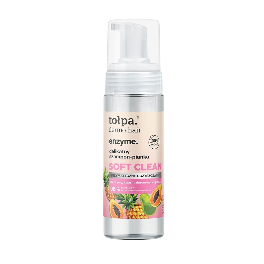 Tołpa. Enzyme. Delikatny szampon-pianka SOFT CLEAN, 150 ml