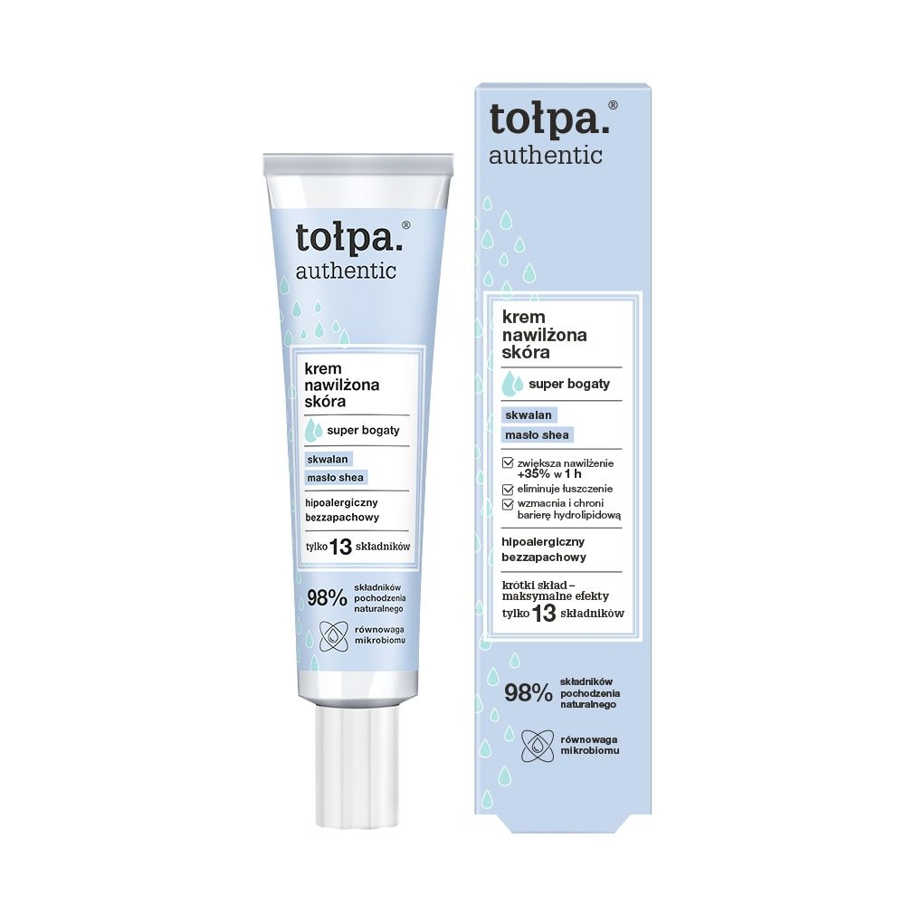 Tołpa. Authentic krem nawilżona skóra, super bogaty, 40 ml