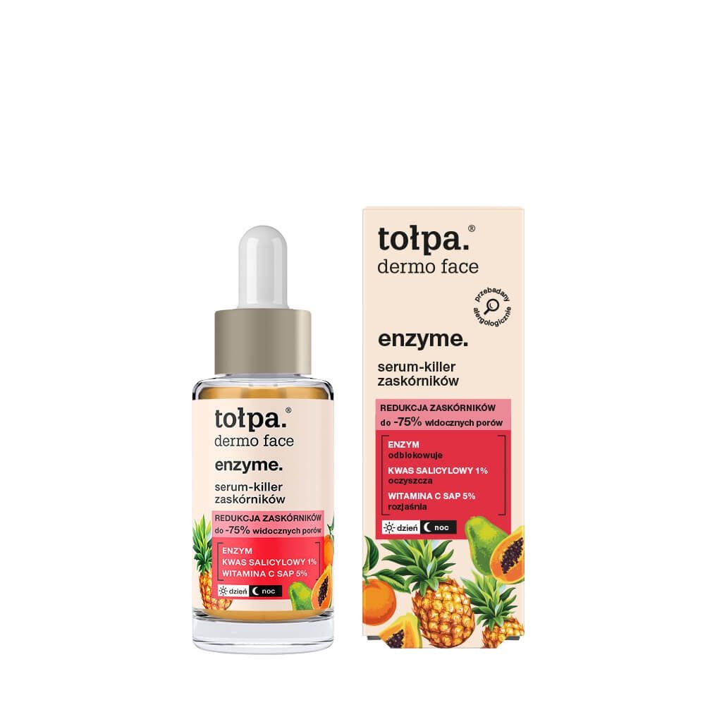 Tołpa. Enzyme. Serum - killer zaskórników, 30 ml