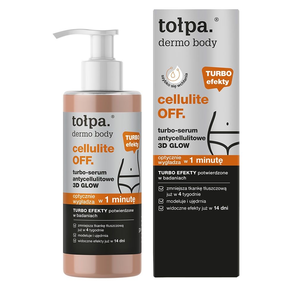 Tołpa. Cellulite OFF turbo-serum antycellulitowe 3D GLOW, 250 ml