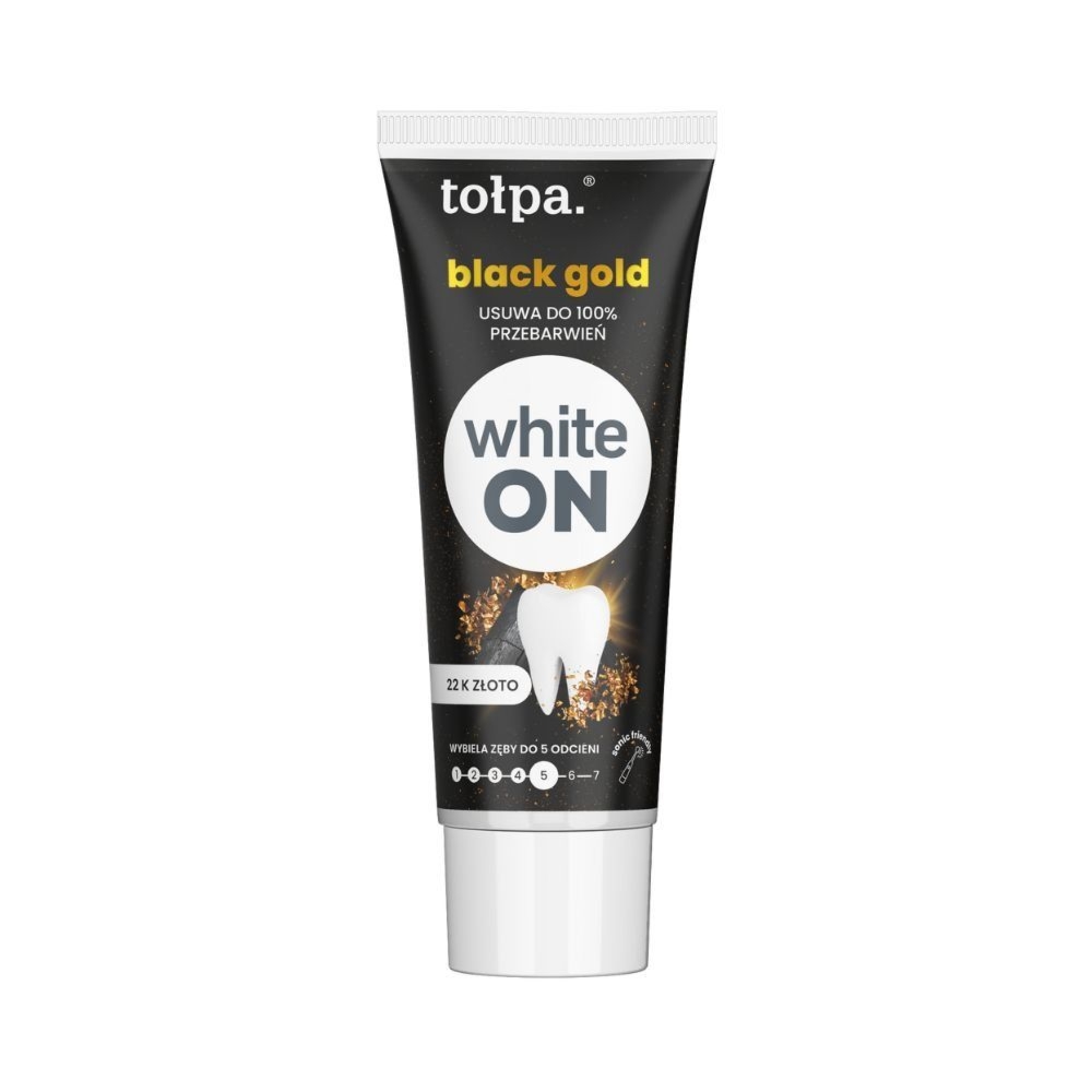 Tołpa. Black gold pasta do zębów, 20 ml