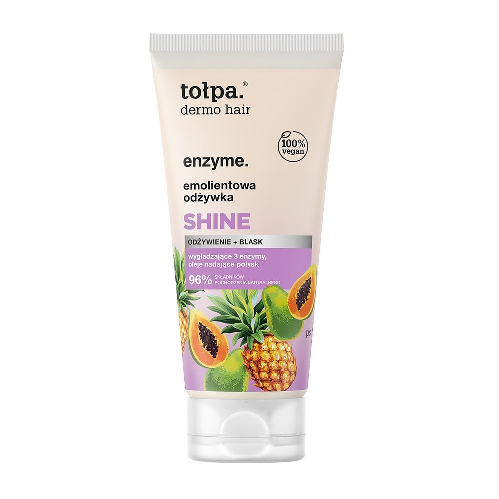 Tołpa. Enzyme. Emolientowa odżywka SHINE, 200 ml