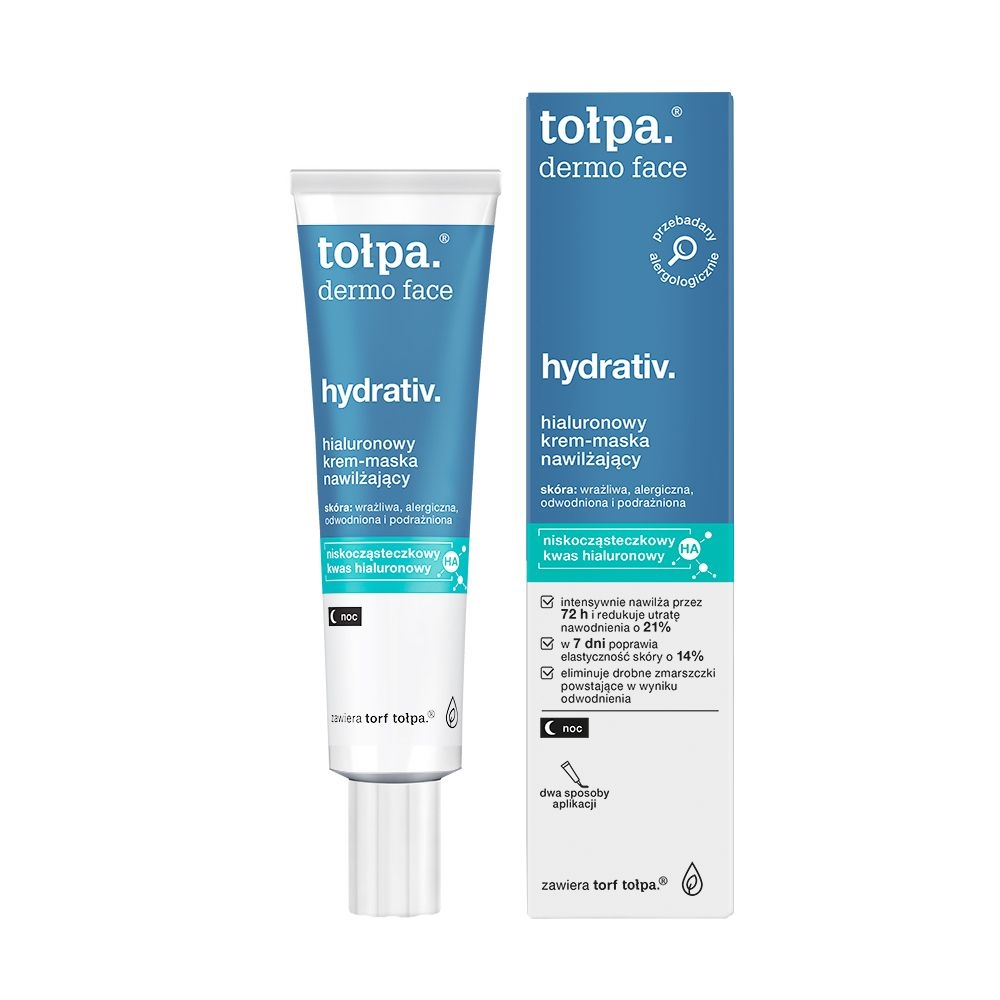 Tołpa. Hydrativ. Hialuronowy krem-maska nawilżający, 40 ml