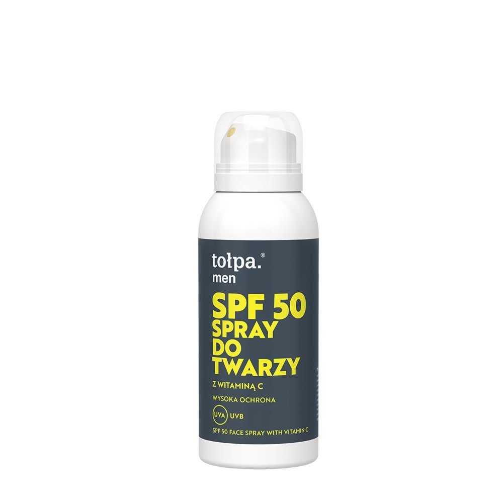 Tołpa. Men SPF 50 spray do twarzy z witaminą C, 75 ml