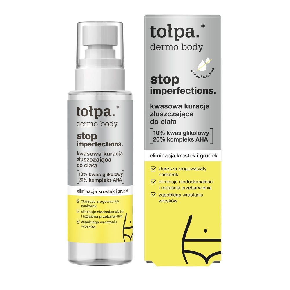 Tołpa. Stop imperfections. Kwasowa kuracja złuszczająca do ciała, 100 ml