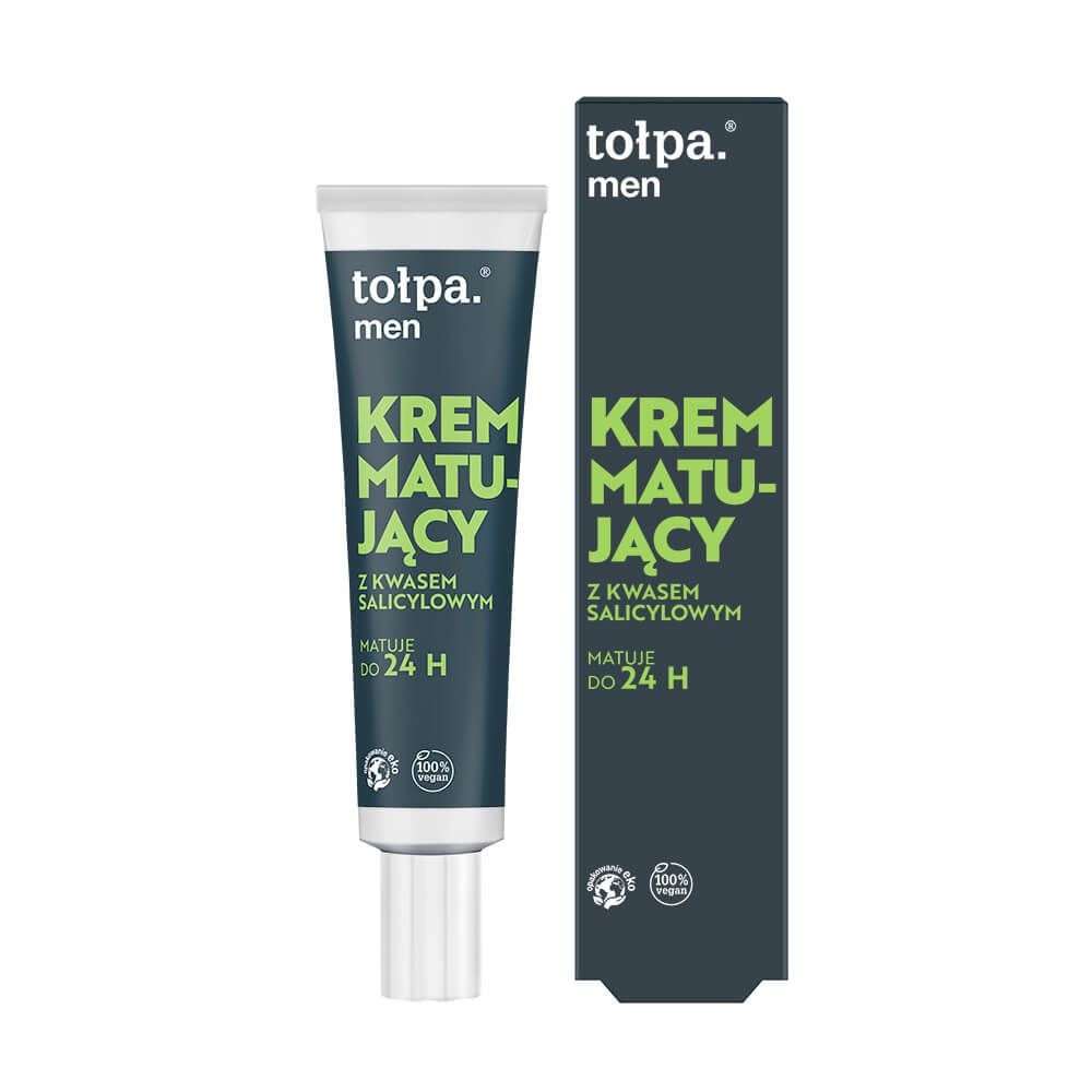 Tołpa. Men krem matujący z kwasem salicylowym, 40 ml