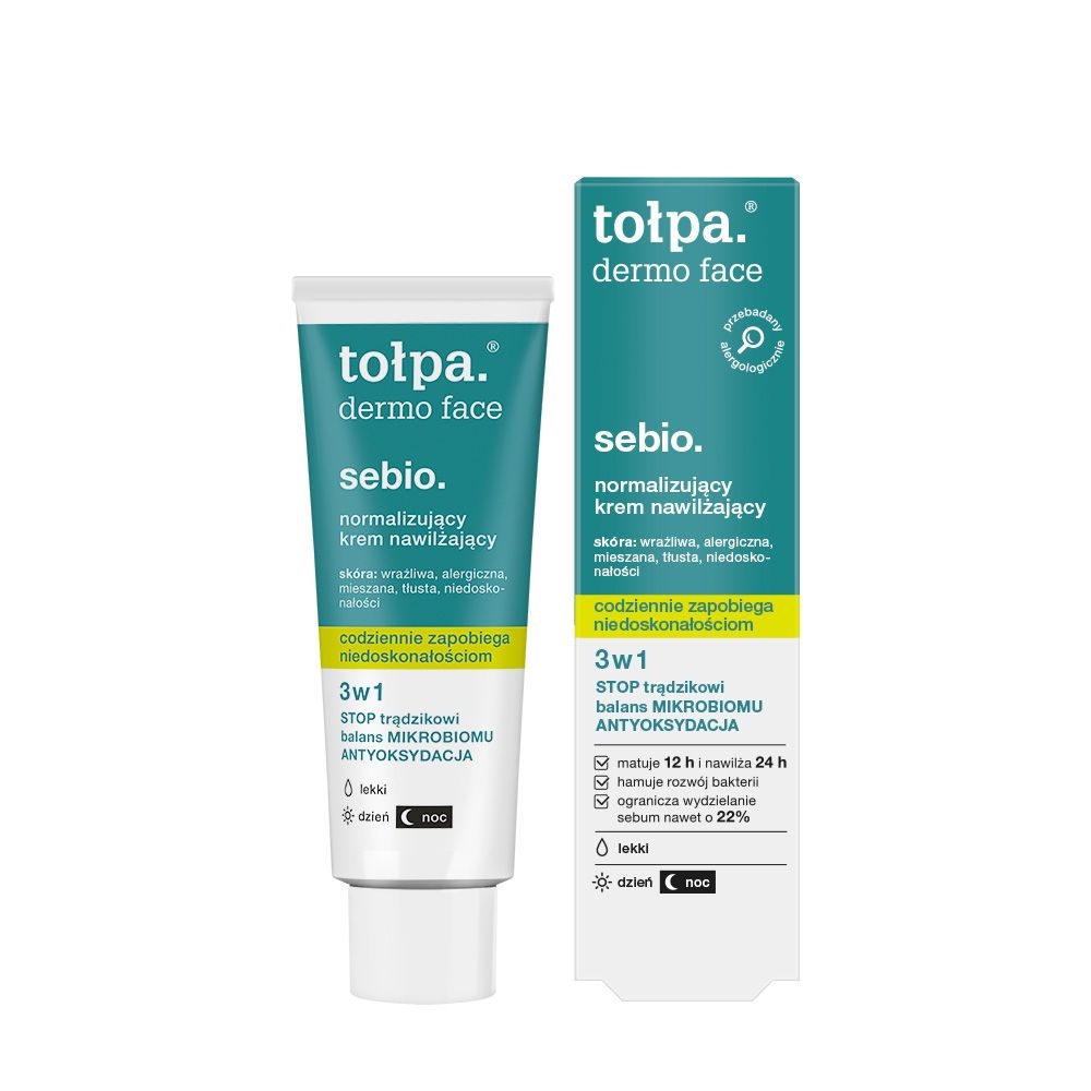 Tołpa. Sebio. Normalizujący krem nawilżający, 40 ml