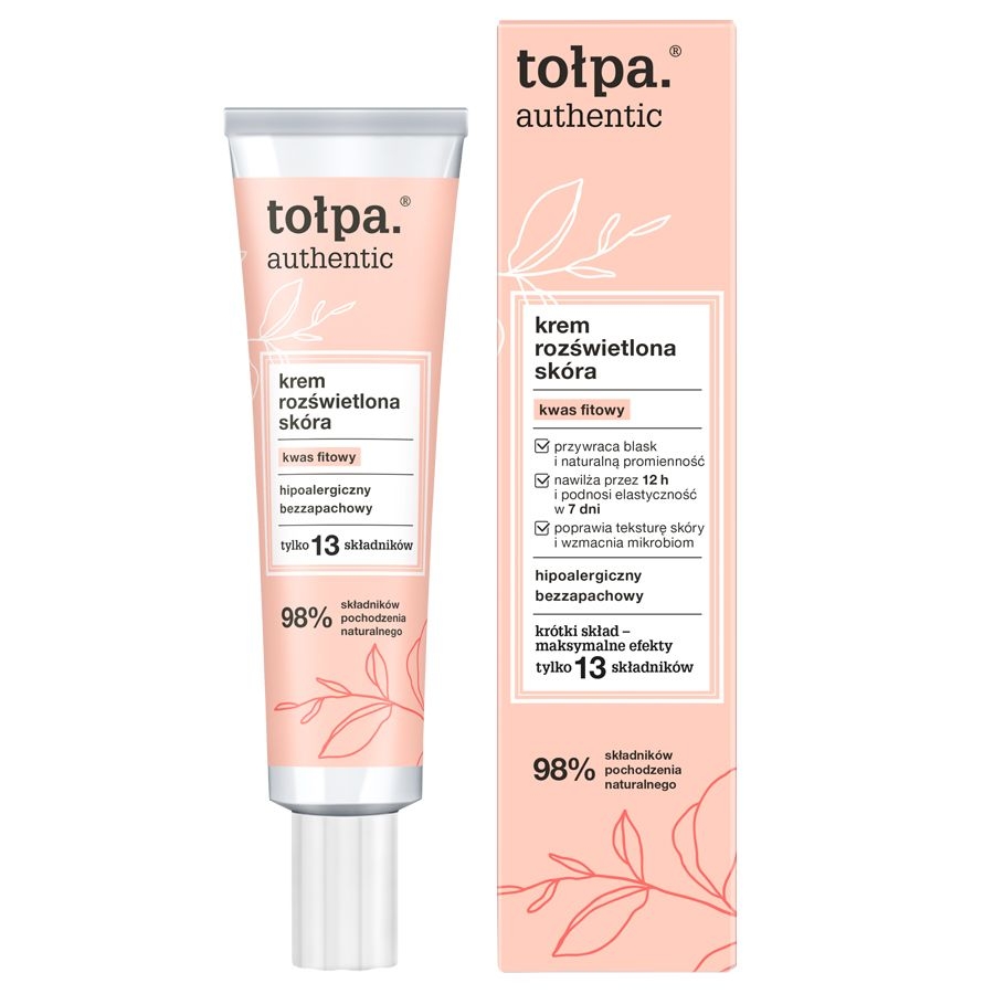 Tołpa. Authentic krem rozświetlona skóra, 40 ml