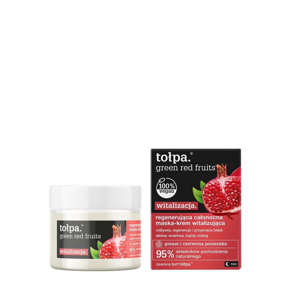 Tołpa. Witalizacja. Regenerująca całonocna maska-krem witalizująca, 50 ml