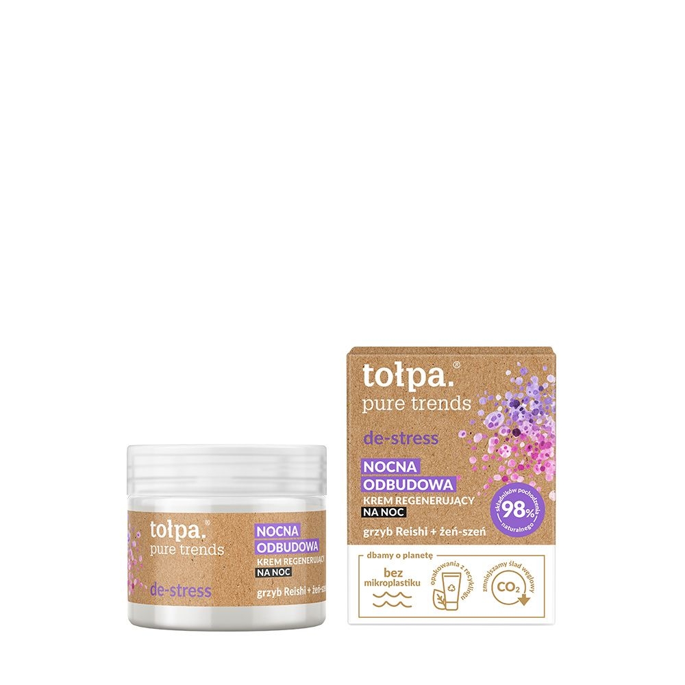 Tołpa. De stress krem regenerujący, NOC, 50 ml