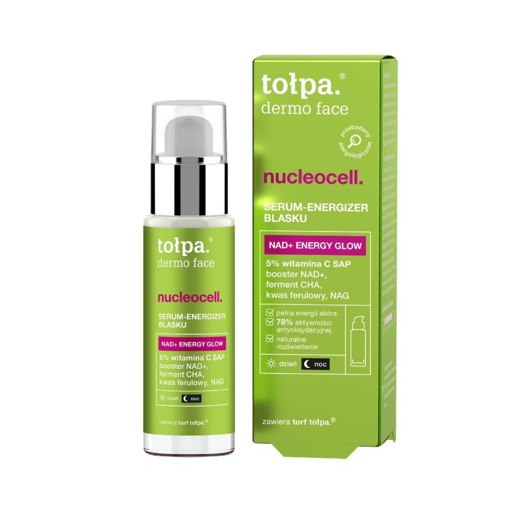Tołpa. Nucleocell. Serum-energizer blasku, na dzień i na noc, 30 ml