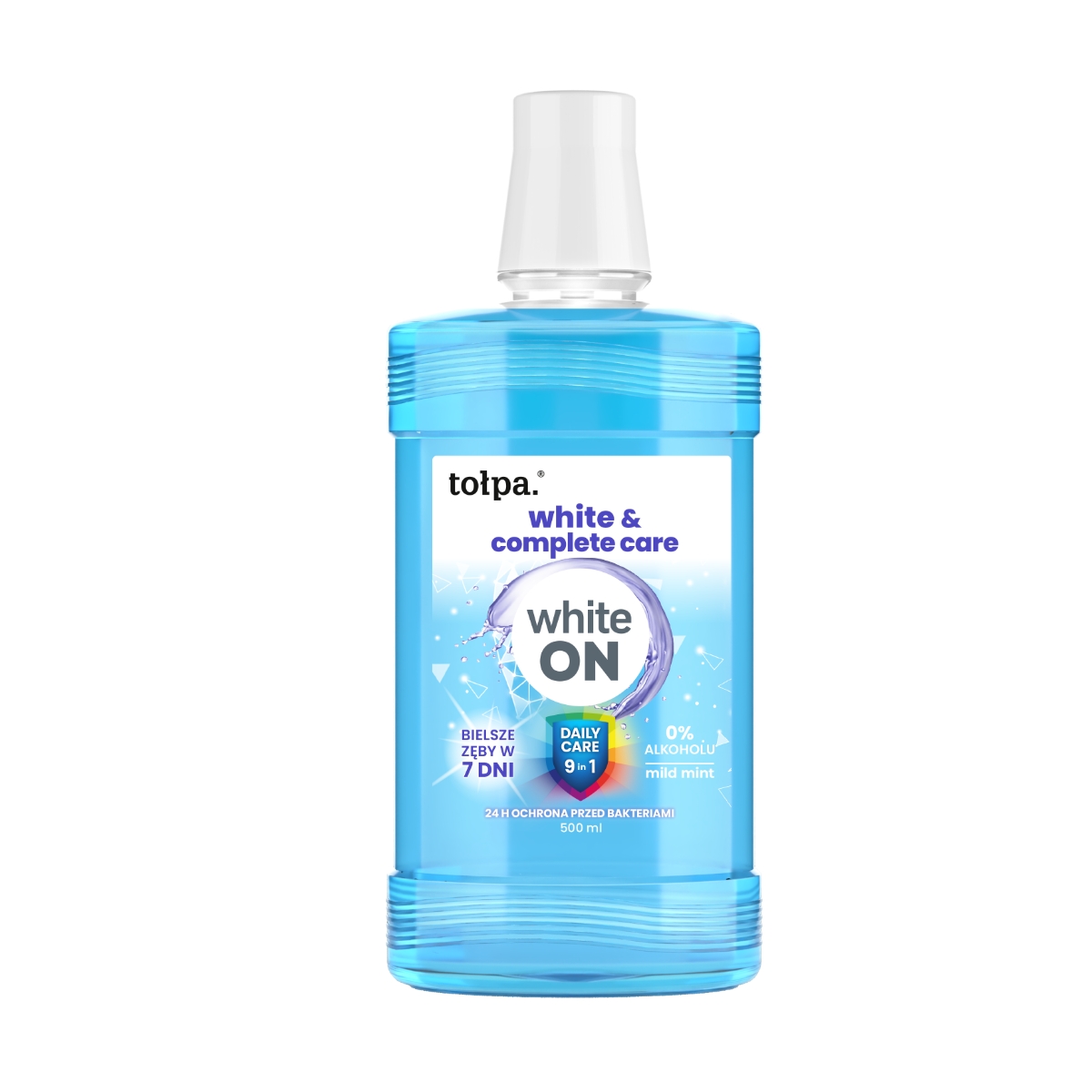 Tołpa. White & complete care płyn do higieny jamy ustnej 9w1, 500 ml
