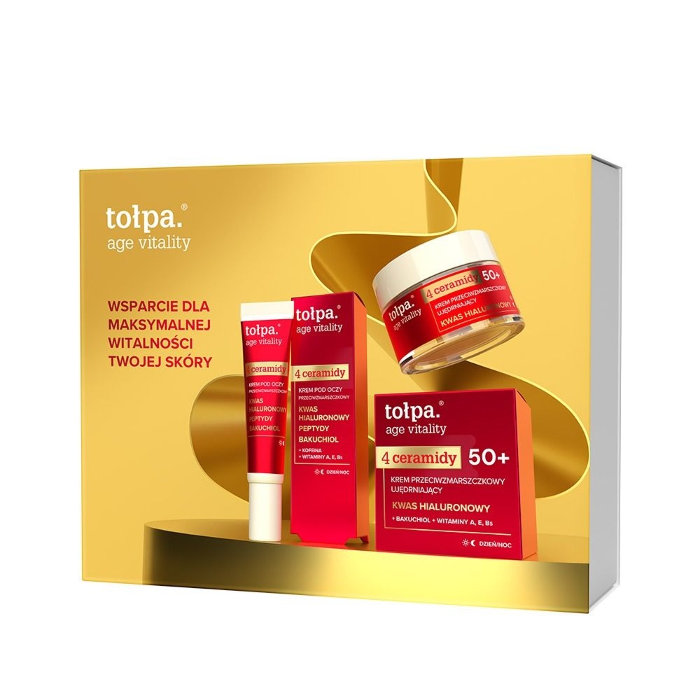 Tołpa. 4 ceramidy zestaw tołpa. Age vitality, 4 ceramidy 50+