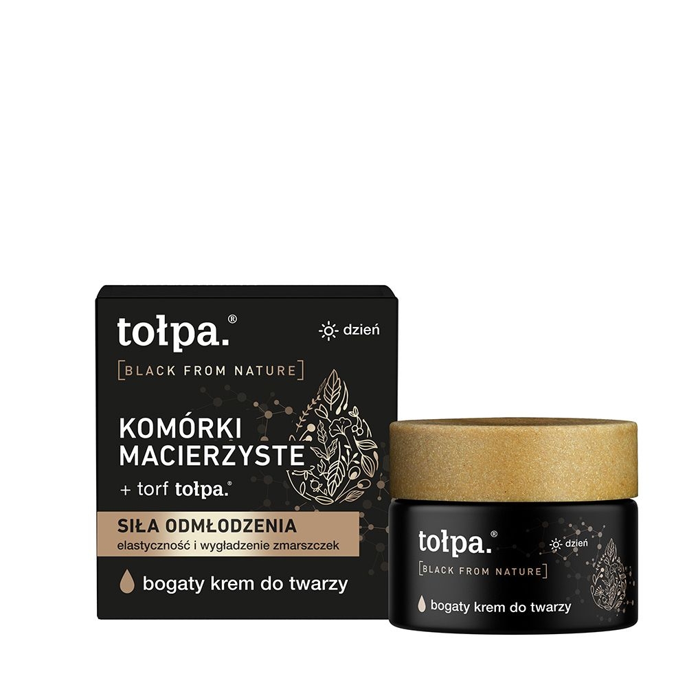Tołpa. Black from nature bogaty krem do twarzy, 50 ml