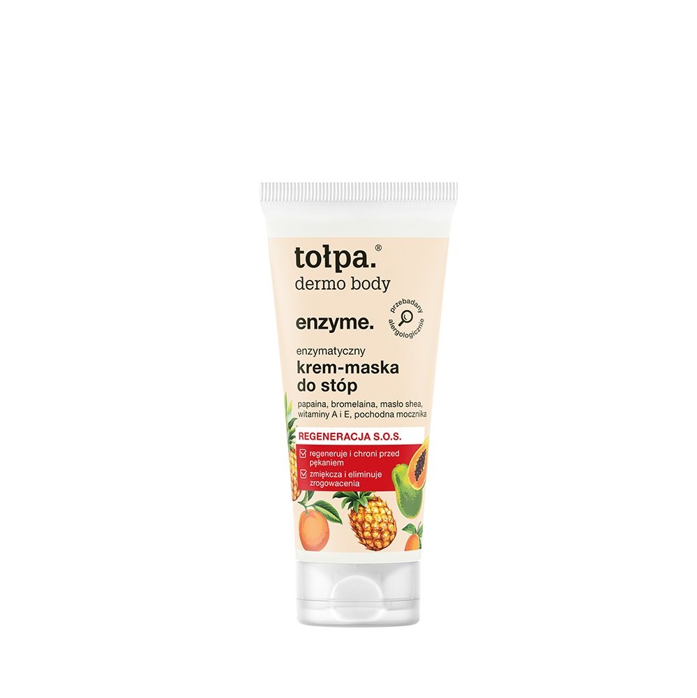 Tołpa. Enzyme. Enzymatyczny krem-maska do stóp, 60 ml