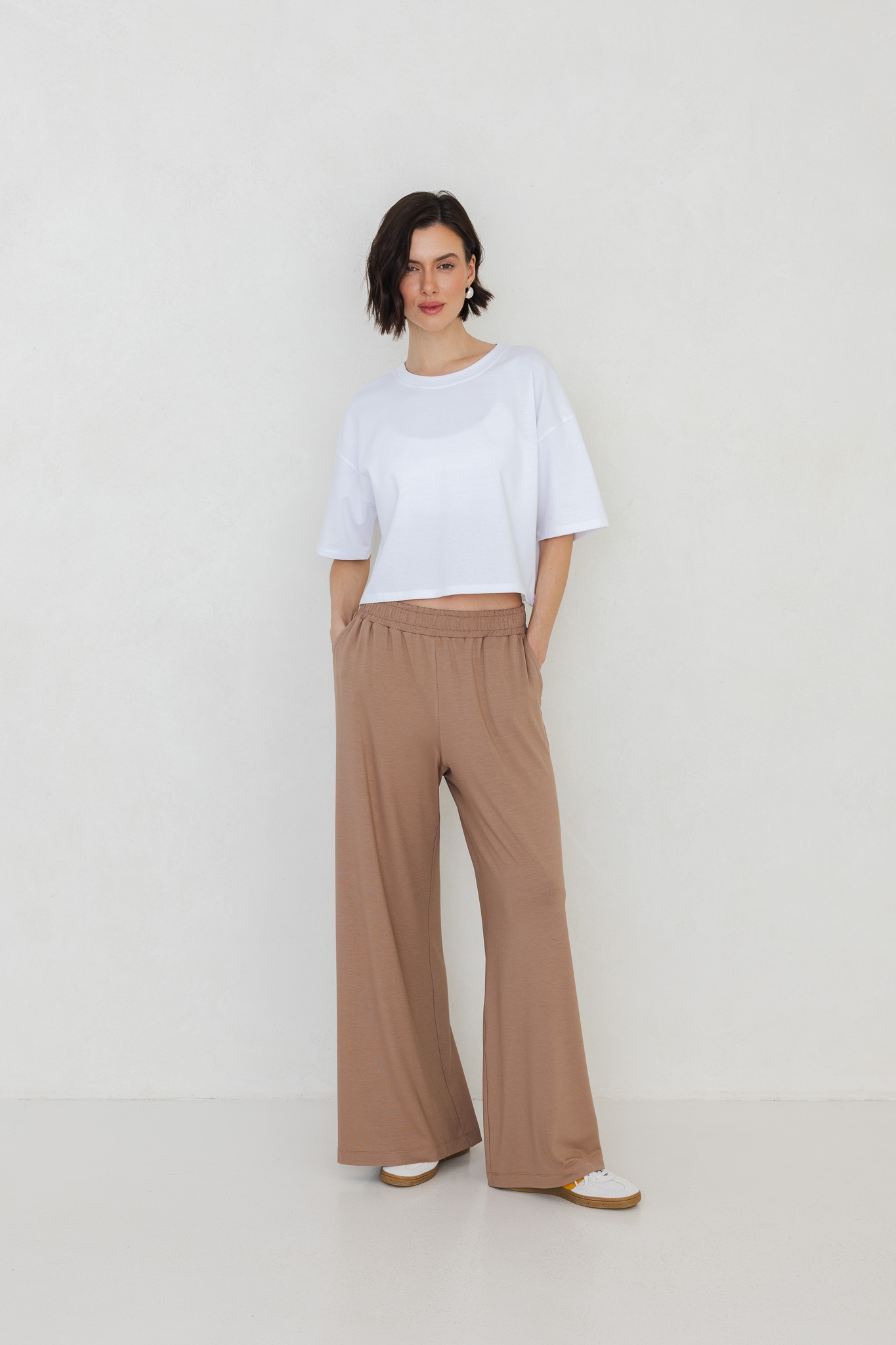 SPODNIE AMBER TAUPE