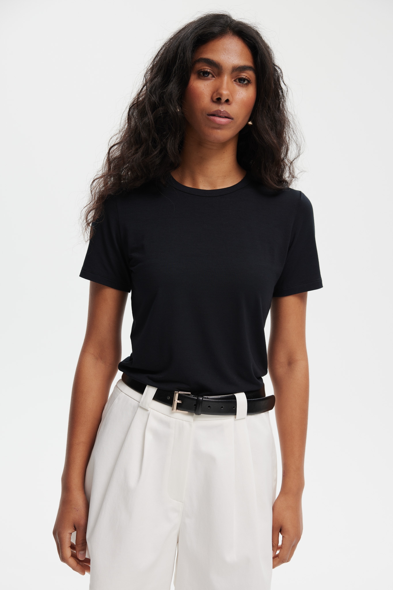 T-SHIRT NINA CZARNY