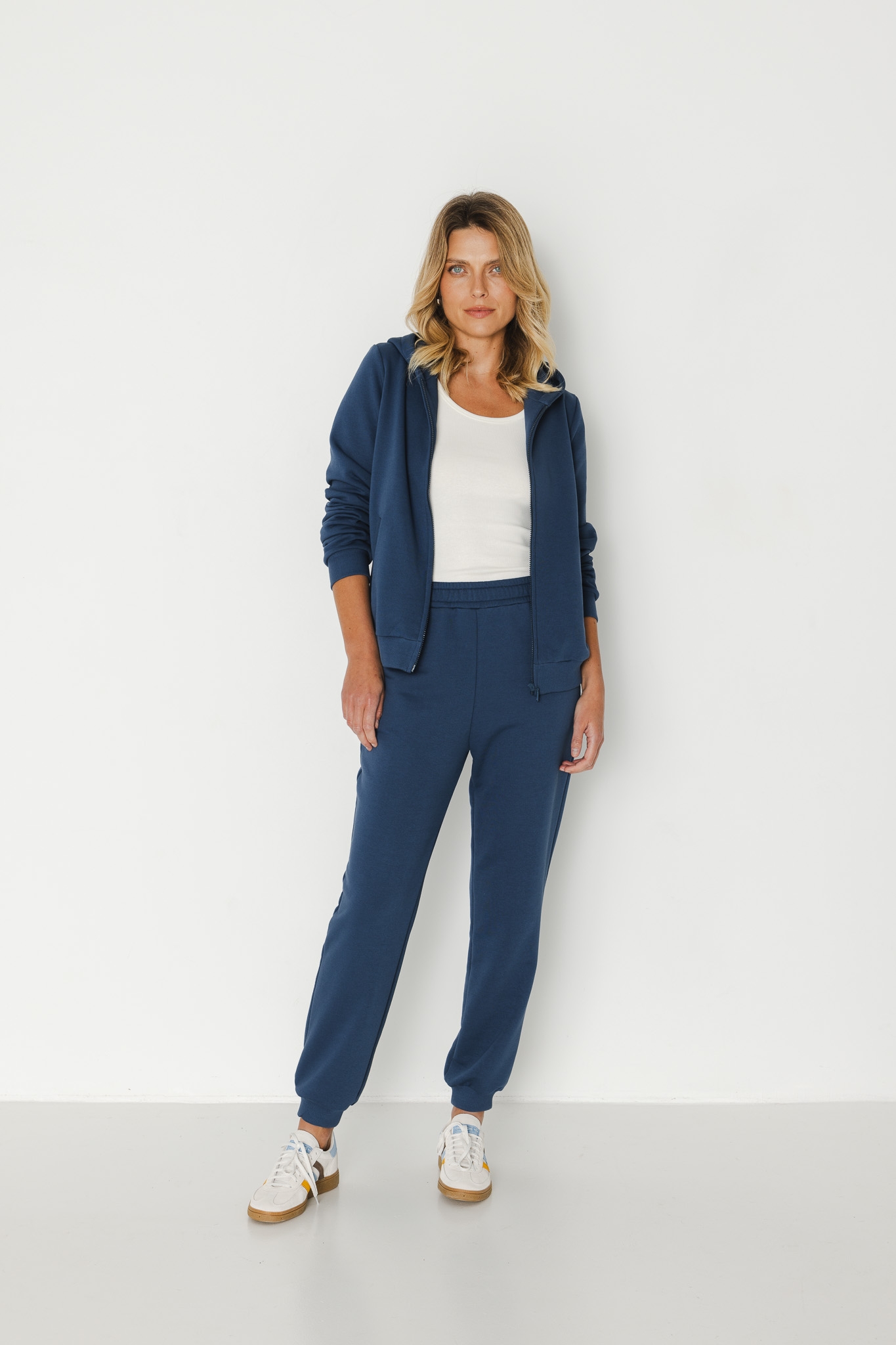 SPODNIE CELINE JASNY GRANAT