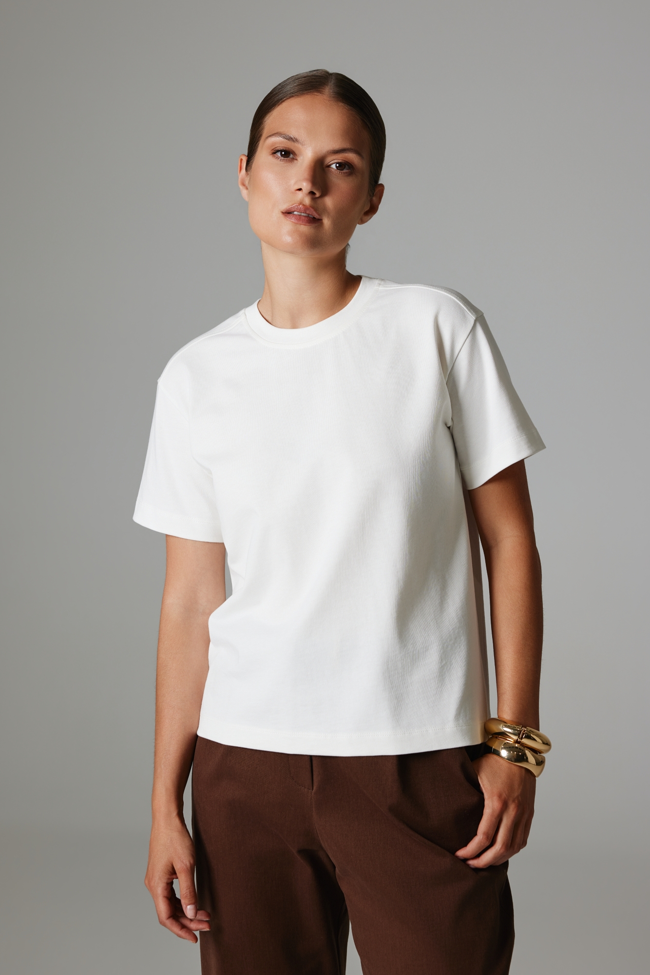 T-SHIRT KIM ECRU