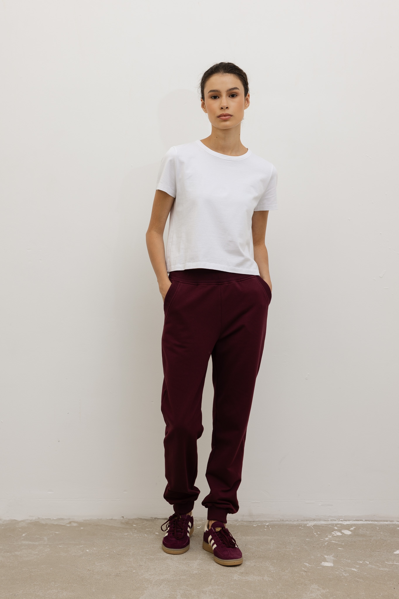SPODNIE JOGGERS WINO