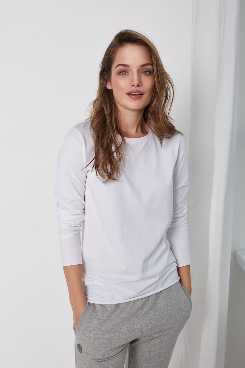 BLUZKA EMMA BASIC BIAŁA