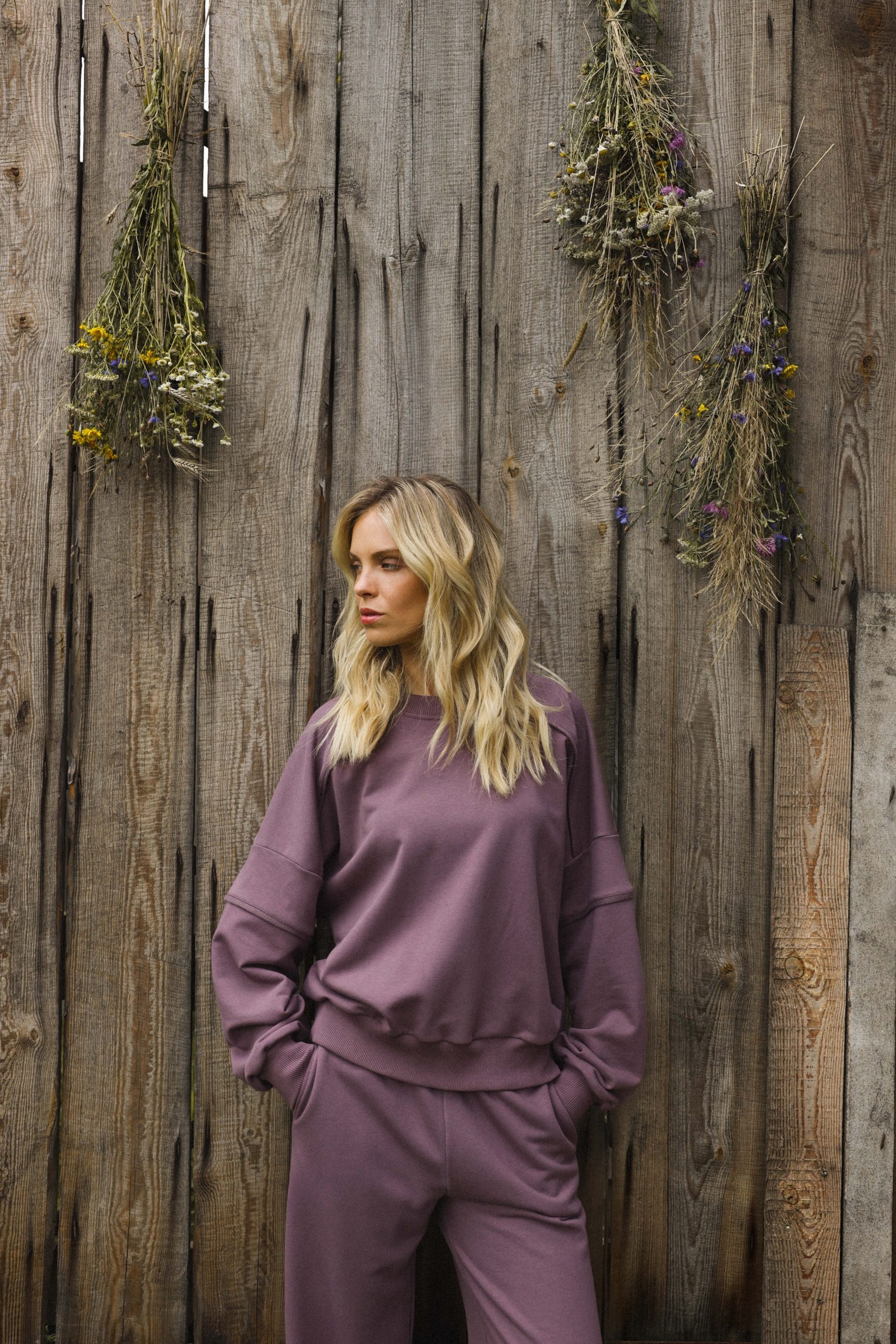 BLUZA BLAIR LAWENDOWA