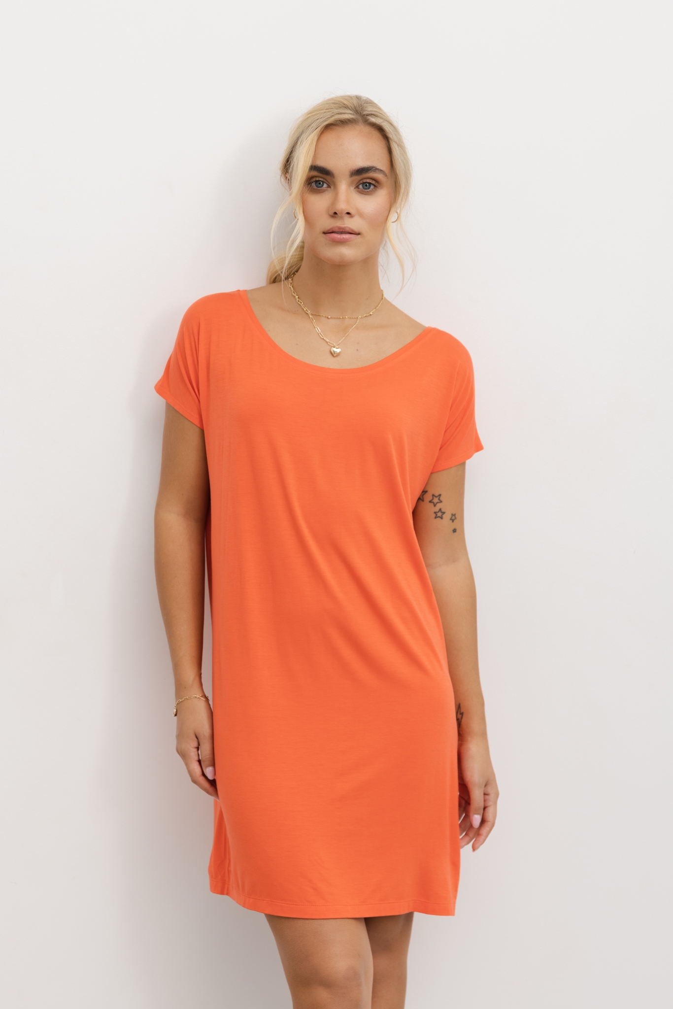 SUKIENKA ALICE MODAL GREJPFRUTOWA