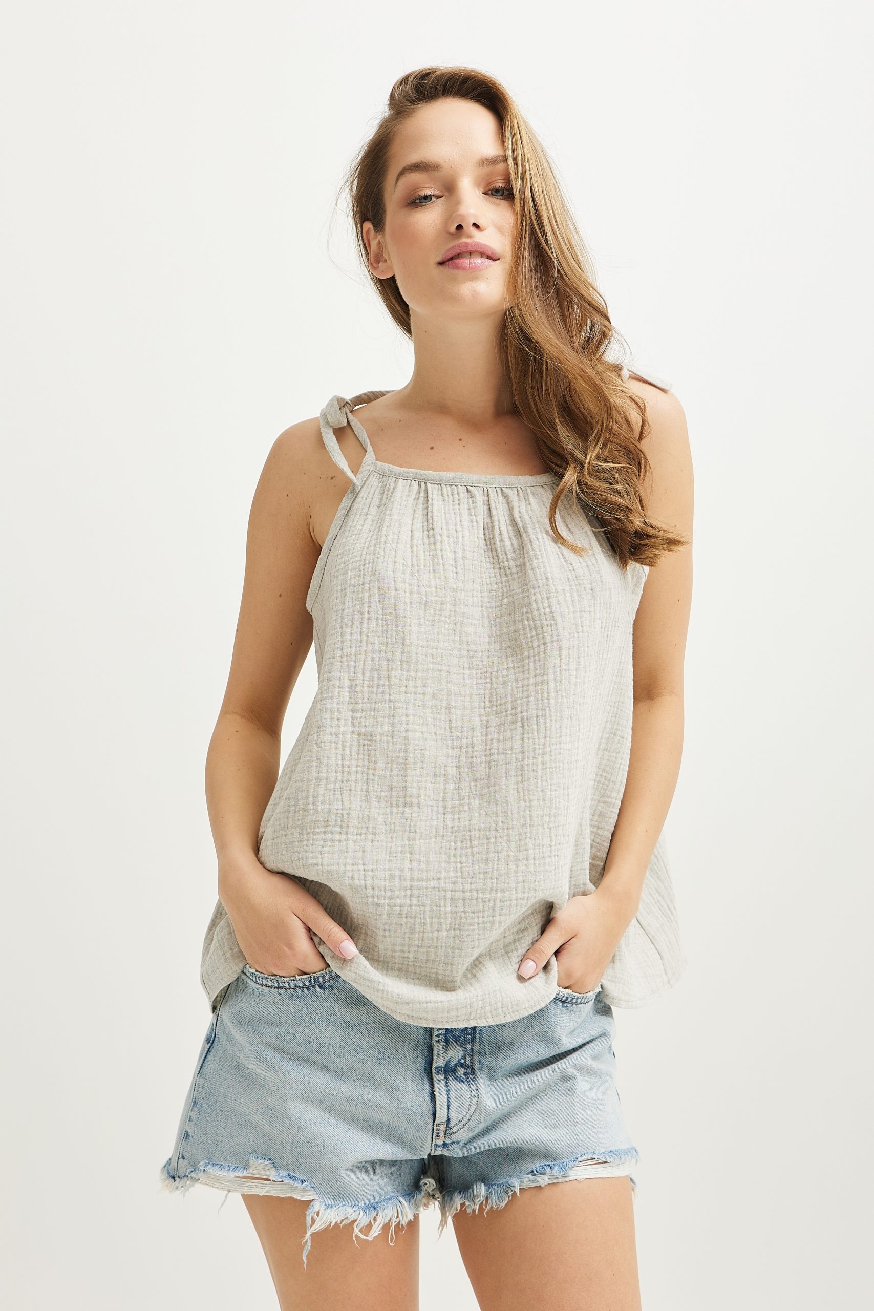 TOP MIA JASNO SZARY
