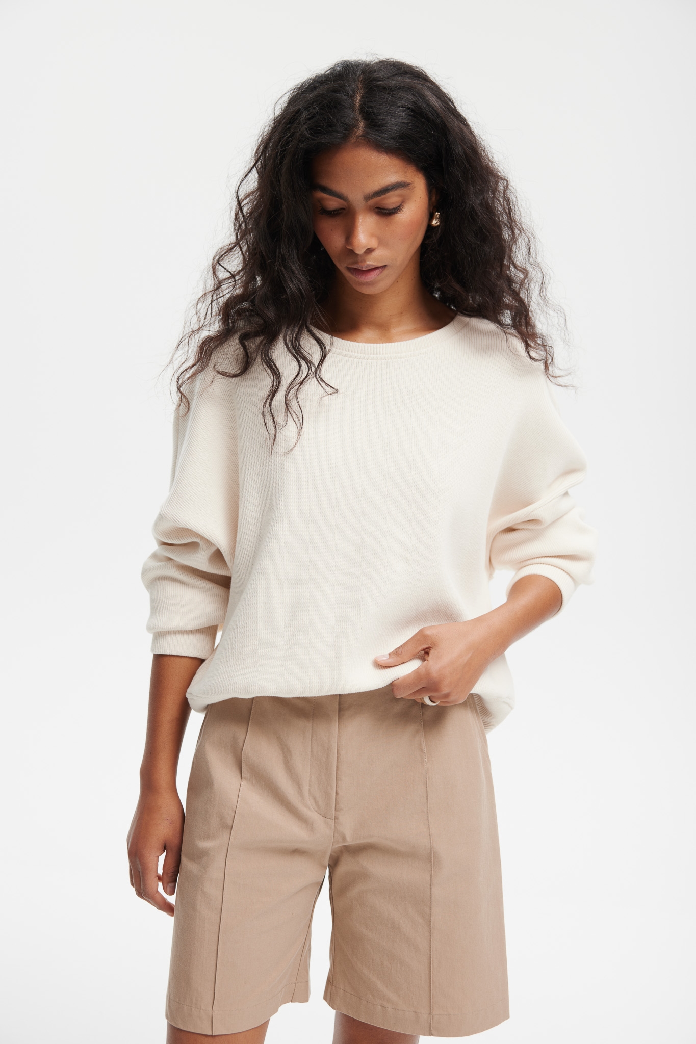 BLUZA POLA ECRU